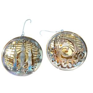 Vintage Oneida Silver Plate Gold Tone Brass Ornaments